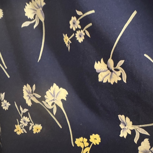 Sag Harbor L Dark Floral Maxi Skirt Flowy Cottage Core Festival Y2K 90s - Picture 2 of 6